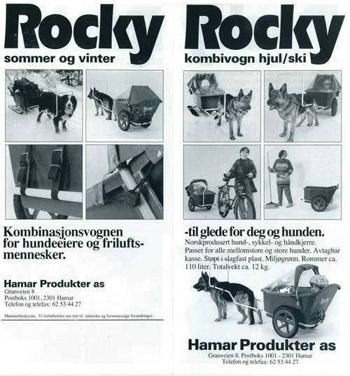 old bike trailer ad | Nordic Cab and Rocky