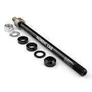 FL1720 thru axle adapter with steel end and Nordic Cab branding