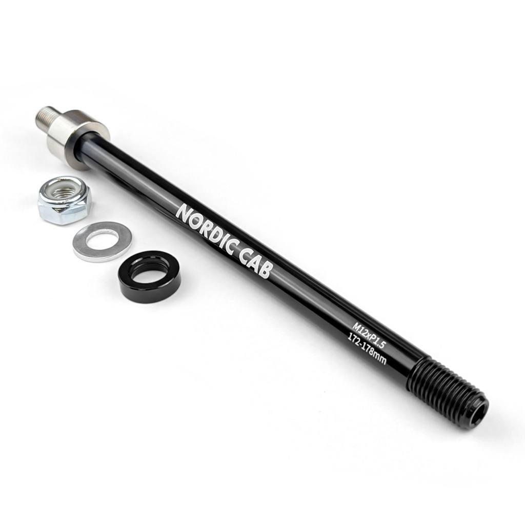 Nordic Cab FL1780 thru axle for long-length compatibility