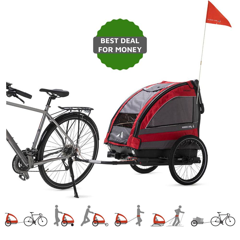 Nordic Cab - pulk and bike trailer 6in1