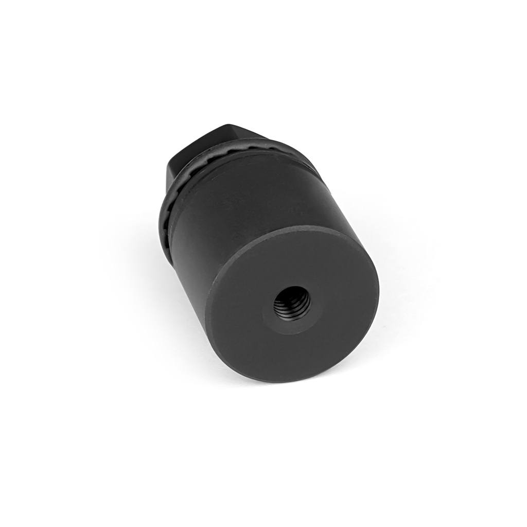 Komplett 5 mm adaptersett med mutter og skiver til sykkelvogn.