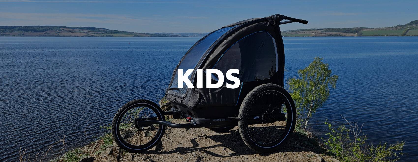 Kids jogger bike trailer