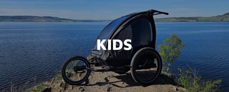 Kids jogger bike trailer