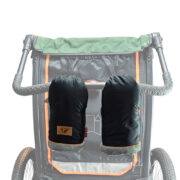 Strolelr mittens on stroller | Nordic Cab