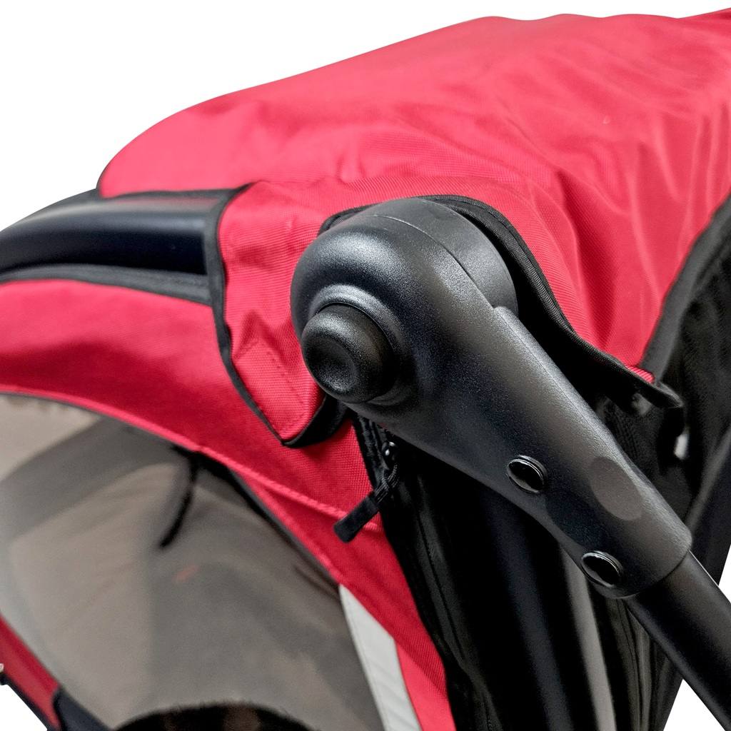 Adjustable handlebar on Explorer bike trailer