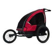 Nordic Cab Explorer 4-in-1 in jogger mode with large air-filled wheels – perfect for gravel, snow, and city use.
