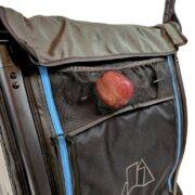 Spacious rear pocket in Nordic Cab bike trailer