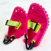 Comfortable kids snowshoes | pink | Crescent Moon