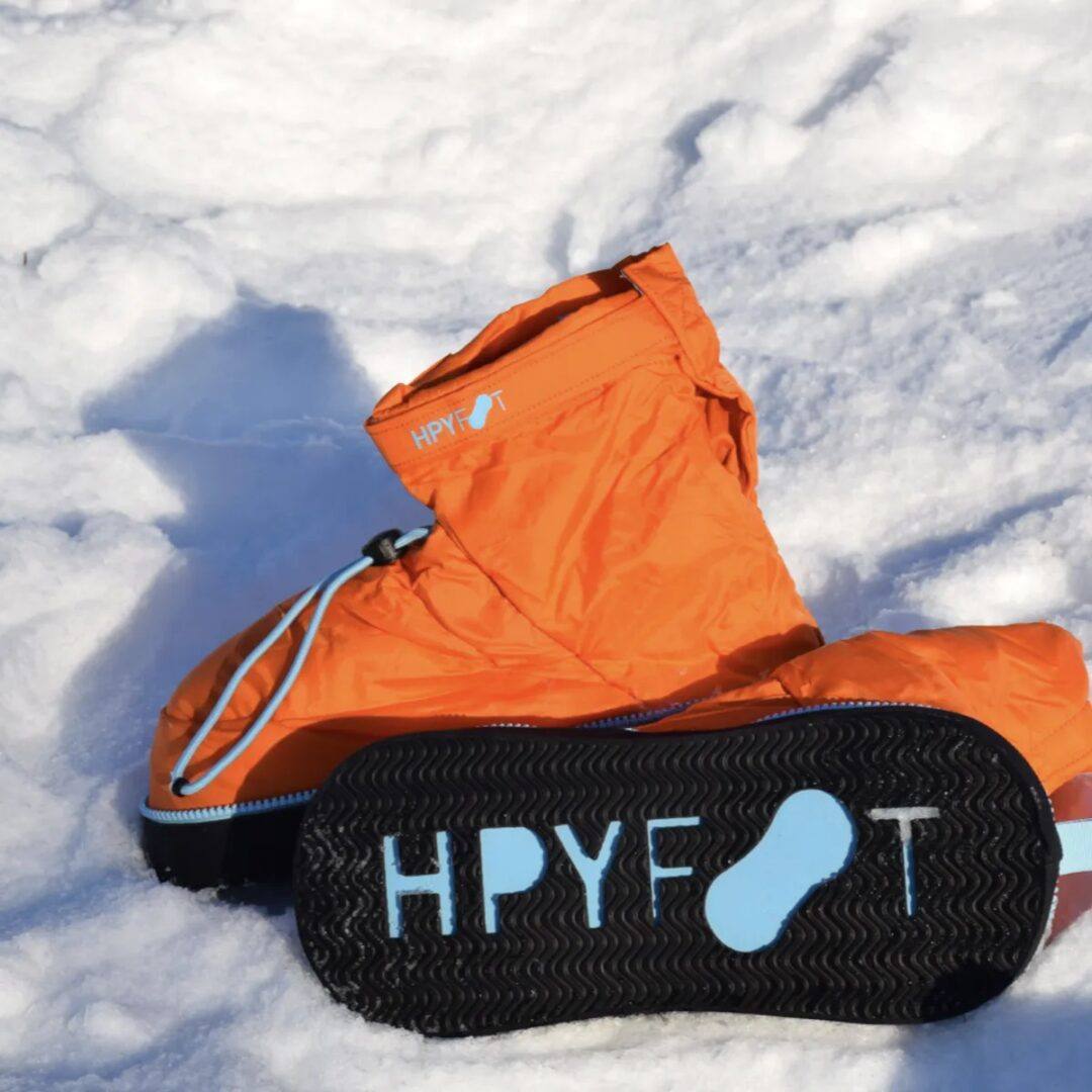 warm orange overboot | hpyfoot | nordic cab