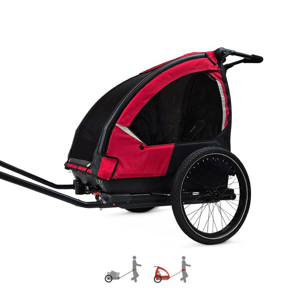 Explorer - Hiking Trailer (Solid Red)