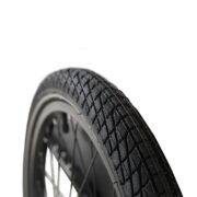 Close-up of mounted Kenda Kontact tire on a wheel